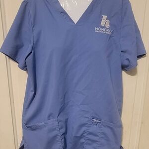 Cherokee Blue Women's Scrub Top